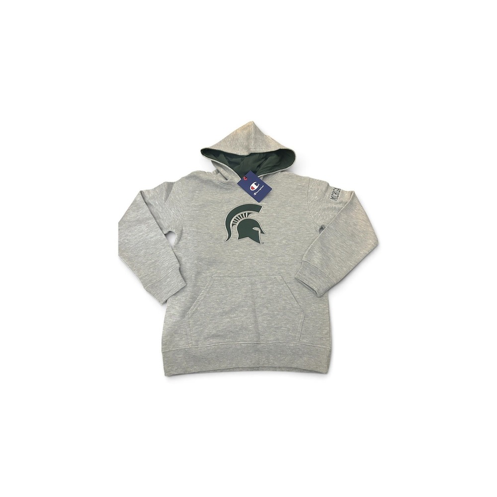 BOYS YOUTH M 7/8 NEW Champion NCAA Michigan State Spartans Hoodie